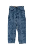 Spodnie męskie - Spodnie Męskie VANS Check-5 Loose Camo Printed Stone Blue VN000PH8CDX1 34 - miniaturka - grafika 1