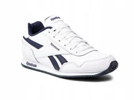Buty sportowe damskie - Buty sportowe Reebok Royal CL Jogg FV1294 białe pełne sportowe niskie 34,5 - miniaturka - grafika 1