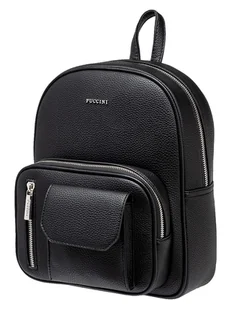 Puccini Plecak "Special" w kolorze czarnym - 24 x 30 x 19 cm - Plecaki - miniaturka - grafika 1