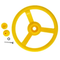 Place zabaw - Kierownica Na Plac Zabaw Żółta Akcesoria Plac Zabaw Zabawka Edukacyjna - miniaturka - grafika 1