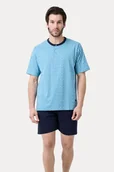 Piżamy męskie - Piżama męska ENRIQUE XL Niebieski - miniaturka - grafika 1