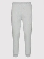 Spodnie sportowe męskie - Lacoste Spodnie dresowe XH9507 Szary Regular Fit - miniaturka - grafika 1