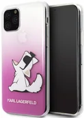 Etui i futerały do telefonów - Karl Lagerfeld Choupette Fun Sunglasses - Etui iPhone 11 Pro (różowy) - miniaturka - grafika 1