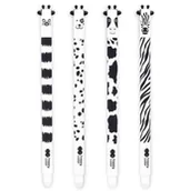 Długopisy - Happy Color Długopis wymazywalny BLACK&WHITE 0.5 mm niebieski - miniaturka - grafika 1