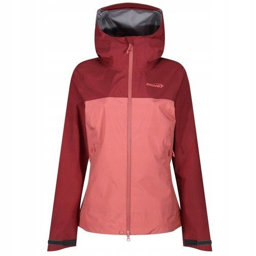 Damska kurtka przeciwdeszczowa Inov-8 Venturelite Jacket FZ - bordowo-różowa