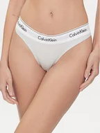 Majtki damskie - Calvin Klein Underwear Stringi 0000F3786E Niebieski - miniaturka - grafika 1