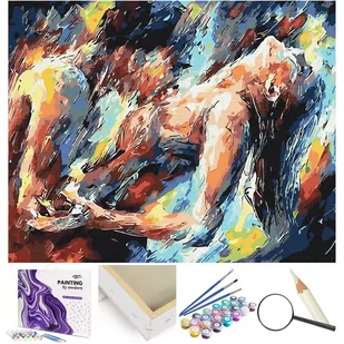 Nagi Instynkt 40x50 - Malowanie po numerach - miniaturka - grafika 1