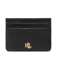 Etui na dokumenty i karty - Etui na karty kredytowe Lauren Ralph Lauren Slim Card 432876732001 Czarny - miniaturka - grafika 1