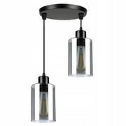Lampy sufitowe - Lampa Sufitowa Wisząca Żyrandol Plafon Loft E27 - miniaturka - grafika 1