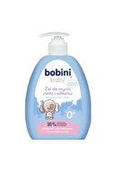 Kosmetyki kąpielowe dla dzieci - BOBINI Baby Żel hypoalergiczny do mycia ciała i włosów 300ml - miniaturka - grafika 1