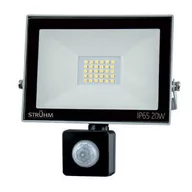 Lampy pozostałe - IDEUS Naświetlacz LED z czujnikiem ruchu KROMA LED S 20W GREY 6500K IP65 IDEUS 7055 03705 - miniaturka - grafika 1