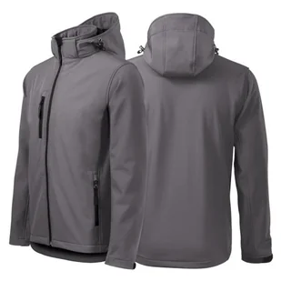 Kurtka stalowa softshell Malfini męska z logo na sercu i plecach z nadrukiem logo firmy 300g 522 kolor 36 - Moda i Uroda OUTLET - miniaturka - grafika 1