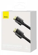 Kable - Baseus Kabel HDMI 2.1 High Definition Series 8K 60Hz 3D HDR 48Gbps 2m czarny) WKGQ000101 - miniaturka - grafika 1