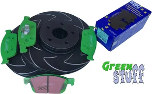 Przednie klocki GreenStuff + NACINANE tarcze hamulcowe 320mm EBC seria BSD Ford Kuga AWD 2013-2019 - Tarcze hamulcowe - miniaturka - grafika 11