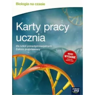 Podręczniki dla liceum - Nowa Era Biologia na czasie Karty pracy ucznia Zakres podstawowy. Klasa 1-3 Szkoły ponadgimnazjalne Biologia - Jolanta Holeczek, Joanna Kobyłecka, Jacek Pawłow - miniaturka - grafika 1