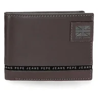 Paski - Pepe Jeans Pasek Portfel z portmonetką Brązowy 12,5x9,5x1 cm Skóra by Joumma Bags, Brązowy brązowy, Talla única, Portfel z portfelem - miniaturka - grafika 1