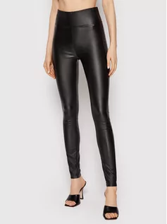 Spodnie damskie - Rinascimento Spodnie materiałowe CFC0107475003 Czarny Slim Fit - grafika 1
