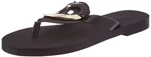 Love Moschino Ja28462g0gia00, klapki damskie, czarne, 39 EU, czarny, 39 EU - Klapki i japonki damskie - miniaturka - grafika 1