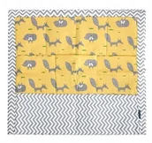 Organizery na łóżeczko - ORGANIZER DO ŁÓŻECZKA NA ŁÓŻECZKO PRZYBORNIK Z KIESZENIAMI NA PIELUCHY w4 - miniaturka - grafika 1