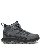 Buty trekkingowe męskie - Merrell Trekkingi Speed Strike 2 Mid Gtx GORE-TEX J037821 Szary - miniaturka - grafika 1