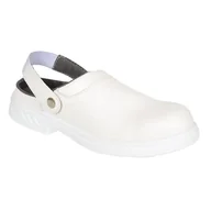 Obuwie robocze - Portwest portwest steelite Safety Clog SB AE wru, męskie buty ochronne, 34, Bianco FW82WHR34 - miniaturka - grafika 1