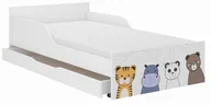 Łóżeczka i kojce - Łóżko dziecięce PUFI 160x80 MINI ZOO - miniaturka - grafika 1