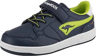 Trampki męskie - KangaROOS Męskie trampki K-cp Fresh Ev, Dk Navy Lime, 37.5 EU - grafika 1