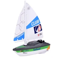 Samochody i pojazdy dla dzieci - ZIELONA ŁÓDŹ WODNA NA BATERIE NAPĘD TURBINOWY 1SZT - miniaturka - grafika 1