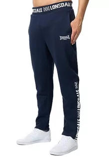 Spodenki męskie - Lonsdale RIVERSTON męskie spodnie do biegania, normalny krój, granatowy/biały, S, 117480 - grafika 1