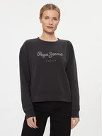 Bluzy damskie - Pepe Jeans Bluza Harley PL581402 Czarny Relaxed Fit - miniaturka - grafika 1