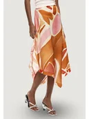 Sukienki - Desigual Spódnica midi 26SWFW13 Pomarańczowy Regular Fit - miniaturka - grafika 1
