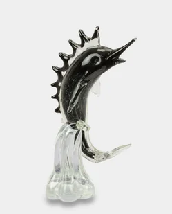 Szklana Figura w Stylu Murano Ryba Włócznik 43 cm - Figurki dekoracyjne - miniaturka - grafika 1