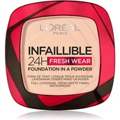 Podkłady do twarzy - Loreal Paris Paris Infaillible Fresh Wear 24h podkład w pudrze odcień 180 Rose Sand 9 g - miniaturka - grafika 1