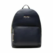 Plecaki - Tommy Hilfiger, Women's backpack Aw0Aw11330 DW5 Niebieski, female, - miniaturka - grafika 1