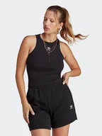 Koszulki i topy damskie - adidas Top adicolor Essentials IB9110 Czarny Slim Fit - miniaturka - grafika 1