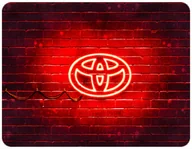 Podkładki pod mysz - PODKŁADKA POD MYSZKĘ TOYOTA Z IMIENIEM 23x19CM DO LAPTOPA - miniaturka - grafika 1