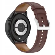 Akcesoria do smartwatchy - Pasek Bizon Strap Watch Casual 22 mm do  Xiaomi Watch 2/Watch S3 47 mm, ciemnobrązowy - miniaturka - grafika 1