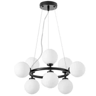 Lampy sufitowe - NOWOCZESNA LAMPA WISZĄCA CZARNA MARSIADA W9 - miniaturka - grafika 1