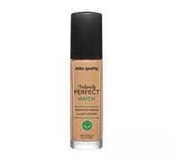 Podkłady do twarzy - Miss Sporty Naturally Perfect Match wegański podkład nawilżający 160 Vanilla 30 ml - miniaturka - grafika 1