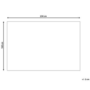 Dywan wełniany 160 x 230 cm beżowy MASTUNG - Dywany - miniaturka - grafika 6