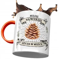 Kubki - Kubek Pomarańczowy Dla Miłosza Męża Kolegi Prezent z Nadrukiem ze Zdjęciem + Opakowanie na prezent (wzór 04) - miniaturka - grafika 1