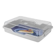 Pojemniki kuchenne - Pojemnik na ciasto COOKIE 43,5x29,5 cm szary - miniaturka - grafika 1