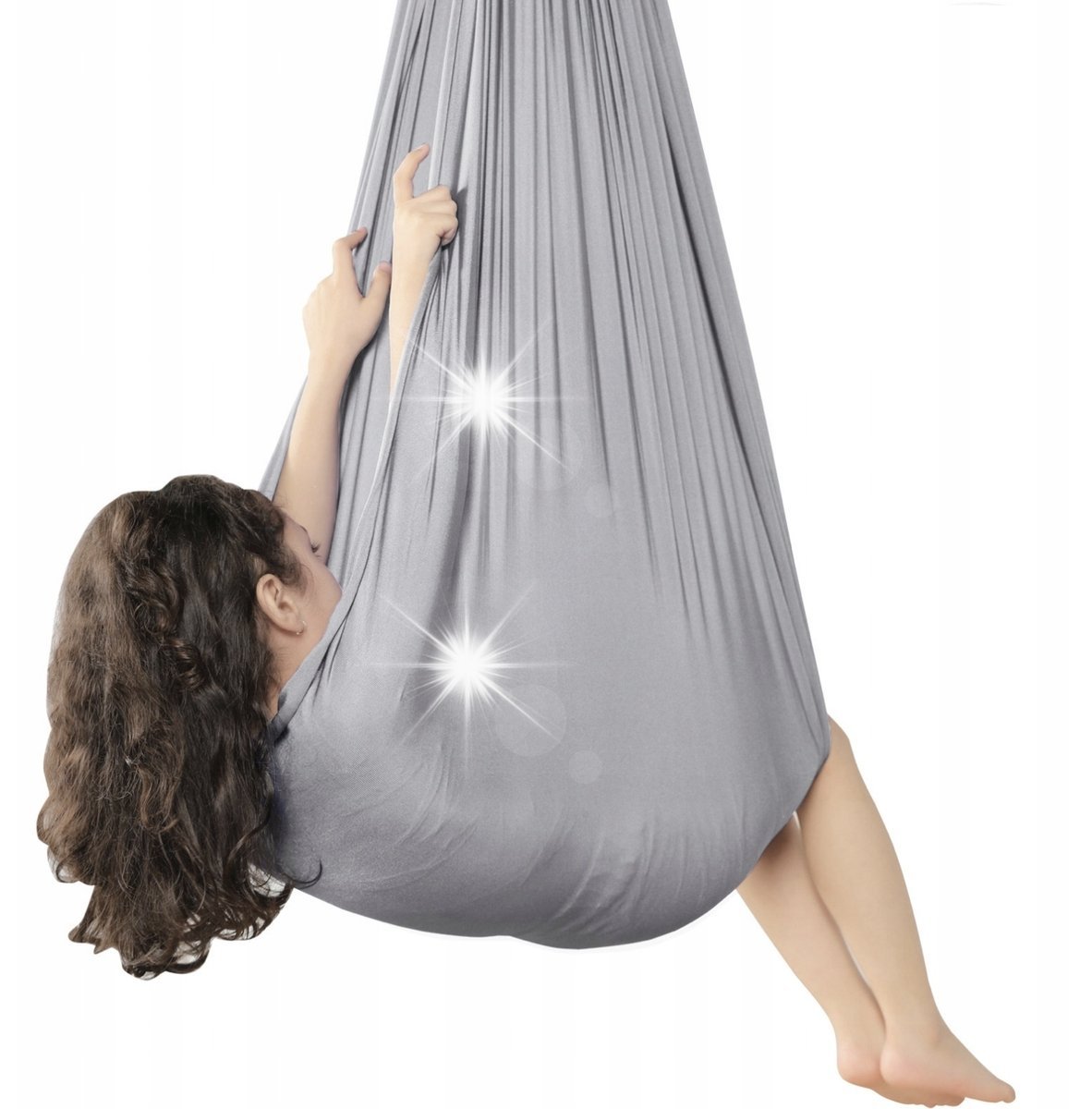 HAMAK CHUSTA AKROBATYCZNA DLA DZIECI HUŚTAWKA SENSORYCZNA JOGA 250X150CM