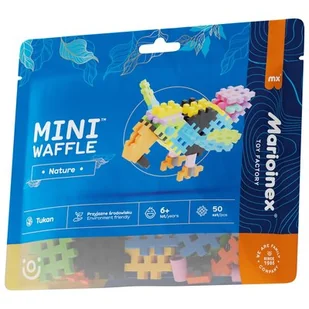 Marioinex, Klocki Mini Waffle Nature - Tukan 50 elementów - Klocki - miniaturka - grafika 1