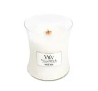 Świece - WoodWick White Teak Świeca średnia 0,65 kg 92039E - miniaturka - grafika 1