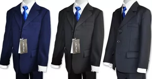 Garnitur Chłopięcy 5Elem Komunia Szkoła 3 Kolory 134/140 - Moda i Uroda OUTLET - miniaturka - grafika 1