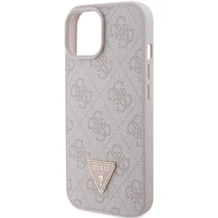 Guess GUHCP15SP4TDPP iPhone 15 6.1" różowy/pink hardcase Leather 4G Triangle Strass - Etui i futerały do telefonów Guess GUHCP15SP4TDPP iPhone 15 6.1" różowy/pink hardcase Leather 4G Triangle Strass - Etui i futerały do telefonów - miniaturka - grafika 6