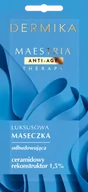 Maseczki do twarzy - Dermika Maestria, luksusowa maseczka odbudowująca, ceramidowy rekonstruktor 1,5%, 7g - miniaturka - grafika 1