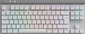 Klawiatury - Logitech G G515 klawiatura Gaming RF Wireless + Bluetooth QWERTZ Niemiecki Biały Klawiatura Gamingowa 920-012543 - miniaturka - grafika 1