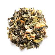 Herbata - Herbata zielona smakowa spokój 100g najlepsza herbata liściasta sypana w eko opakowaniu - miniaturka - grafika 1